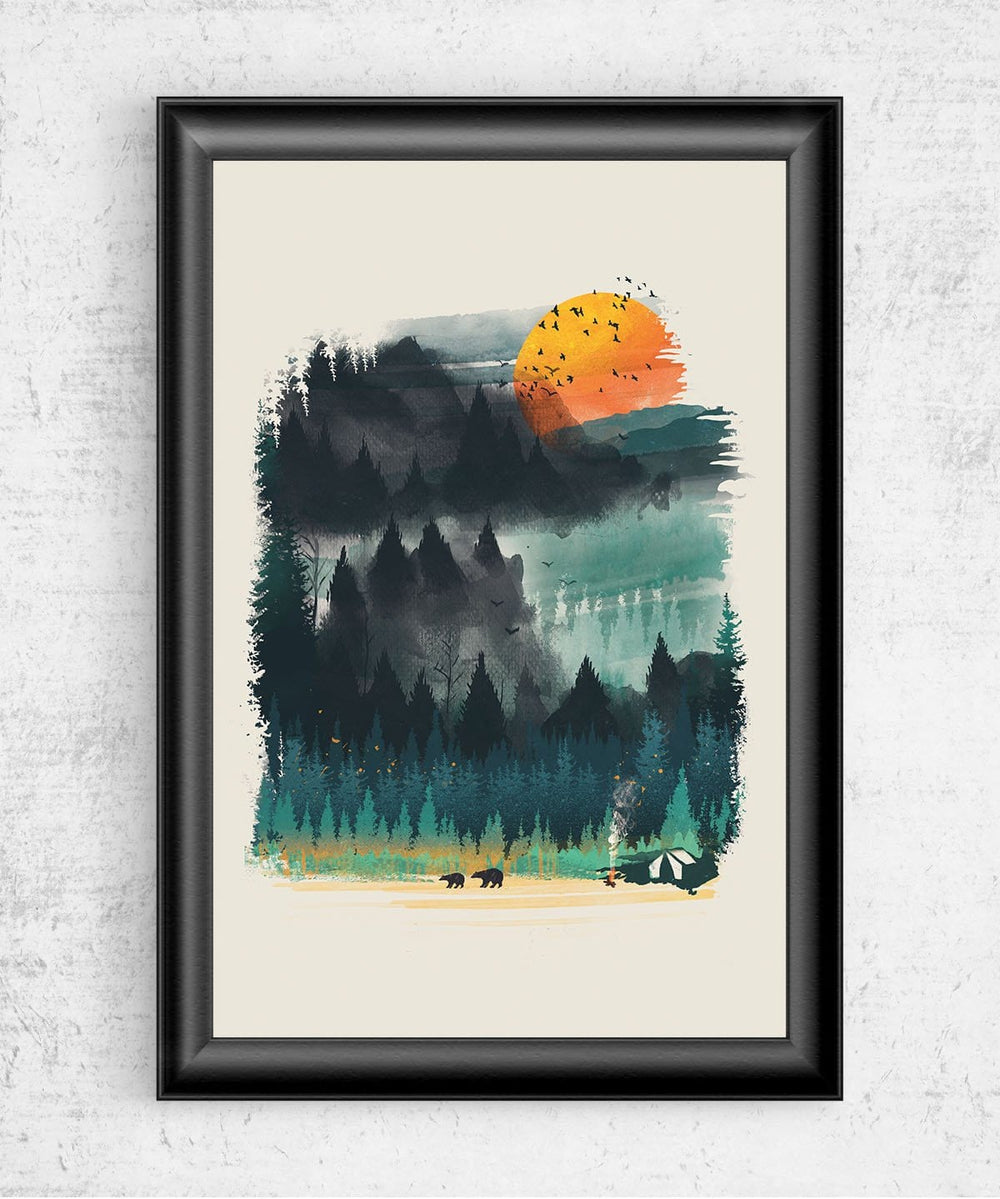 Wilderness Camp Posters by Dan Elijah Fajardo - Pixel Empire