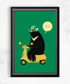Scooter Bear Posters by Louis Roskosch - Pixel Empire