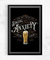 Social Anxiety Posters by Barrett Biggers - Pixel Empire