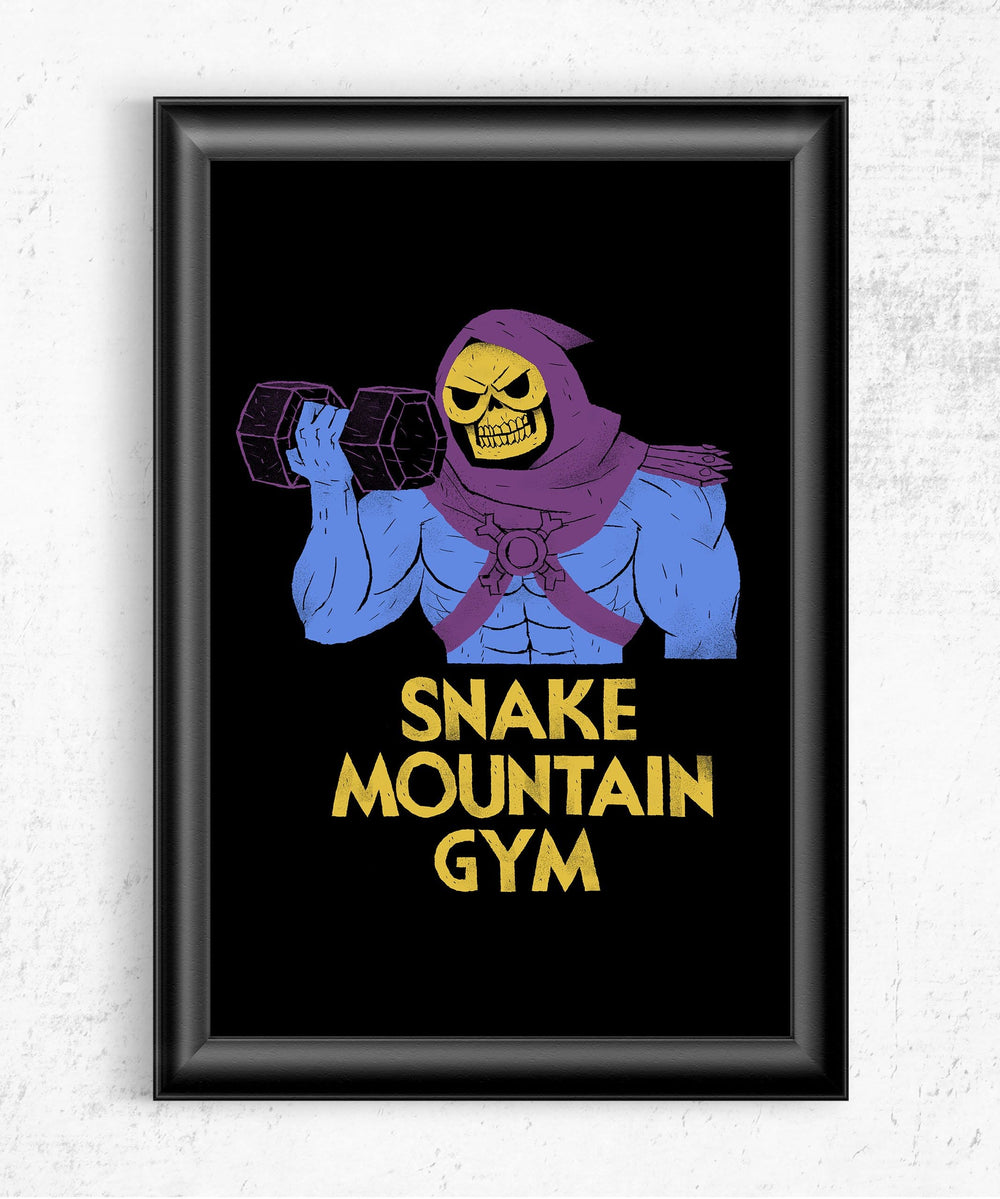 Snake Mountain Gym Posters by Louis Roskosch - Pixel Empire