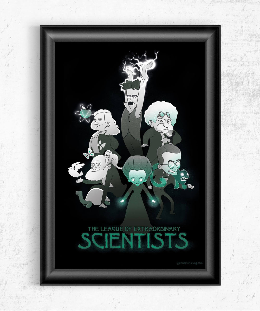 League of Extraordinary Scientist Posters by Anna-Maria Jung - Pixel Empire