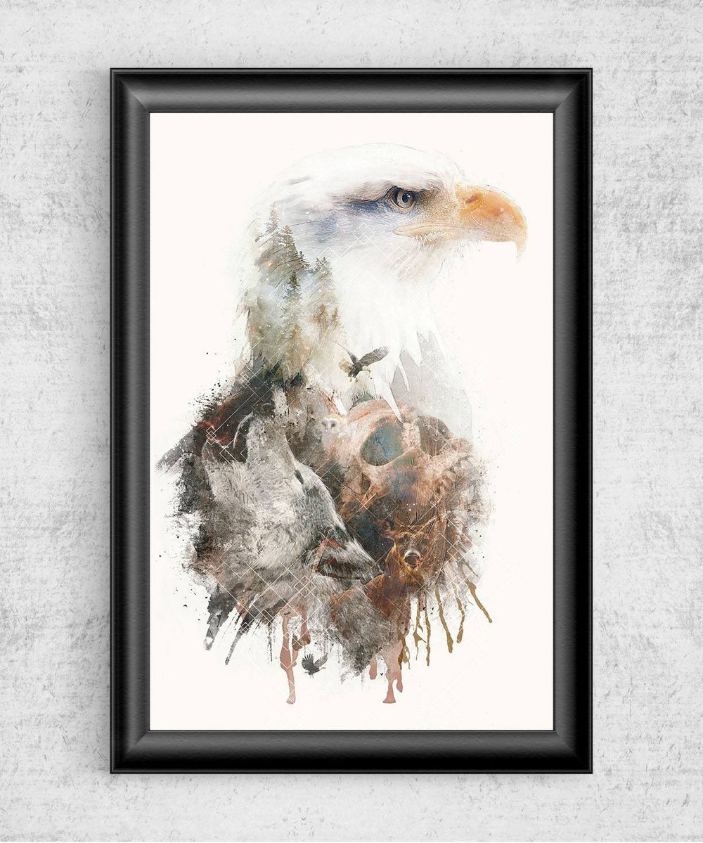 Eagle Has Landed Posters by Barrett Biggers - Pixel Empire