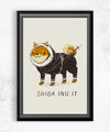 Shiba Inu-It Posters by Louis Roskosch - Pixel Empire
