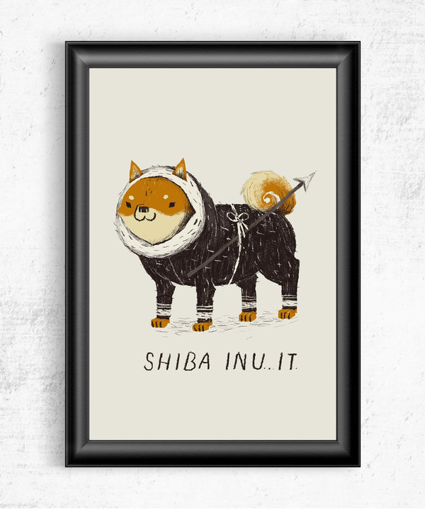 Shiba Inu-It Posters by Louis Roskosch - Pixel Empire