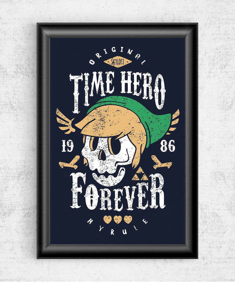 Time Hero Forever Posters by Olipop - Pixel Empire
