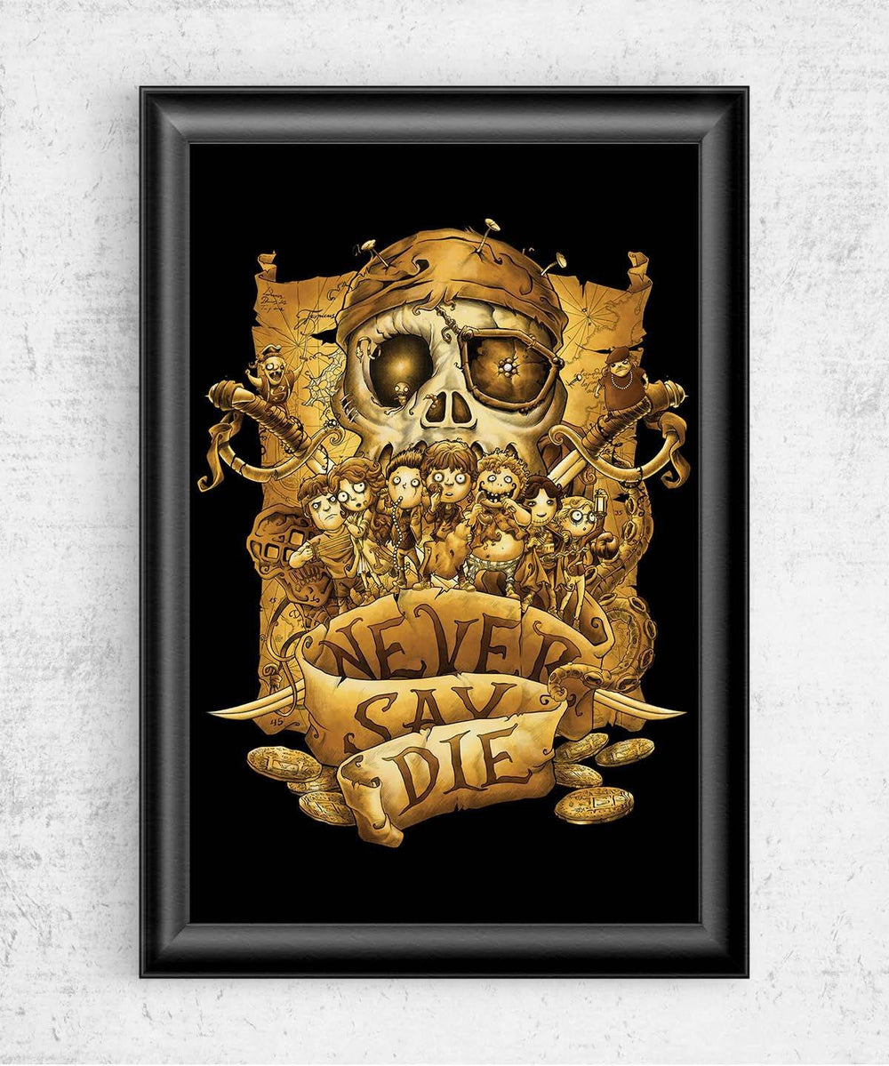 Never Say Die Posters by Saqman - Pixel Empire