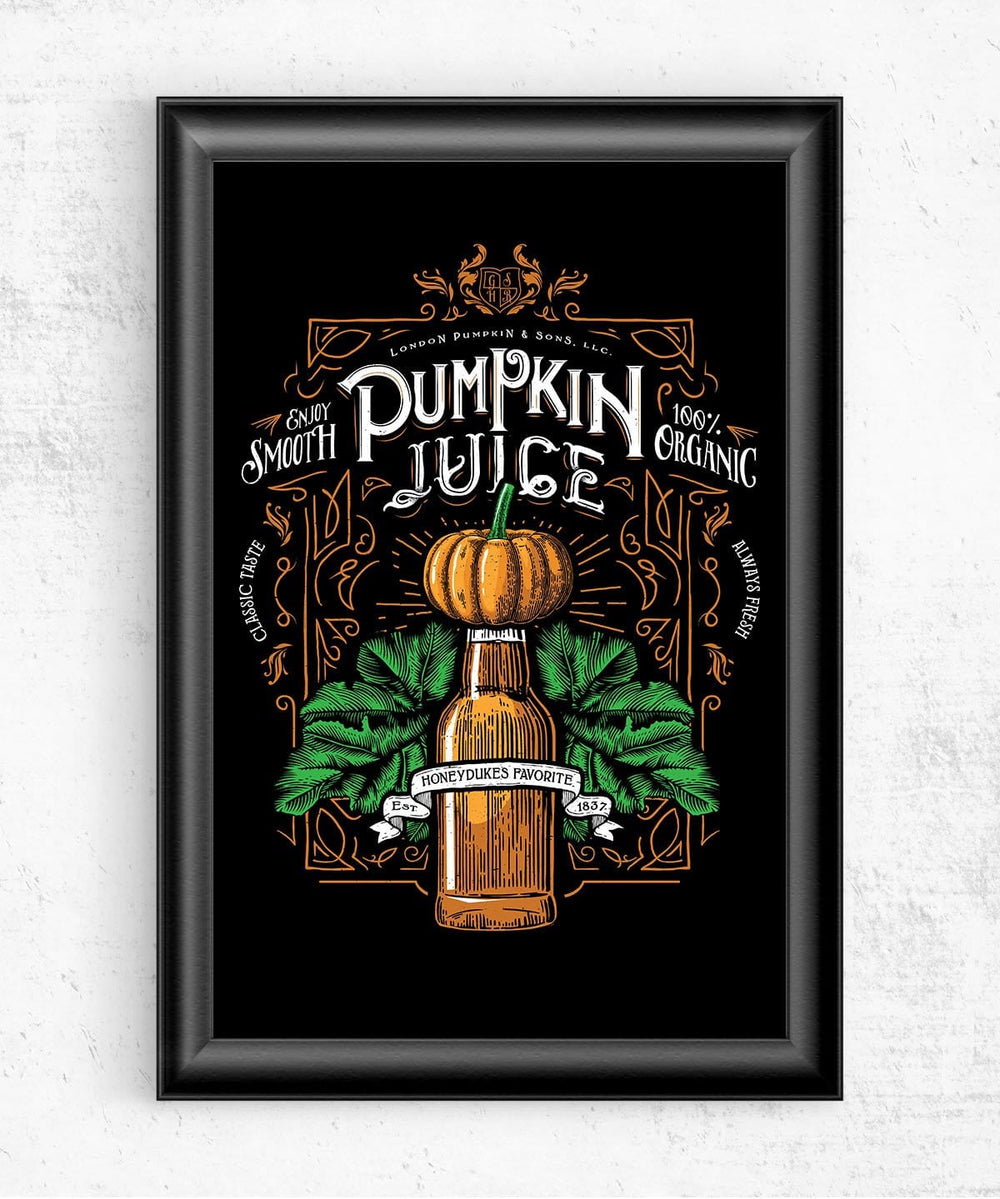 Pumpkin Juice Posters by Barrett Biggers - Pixel Empire