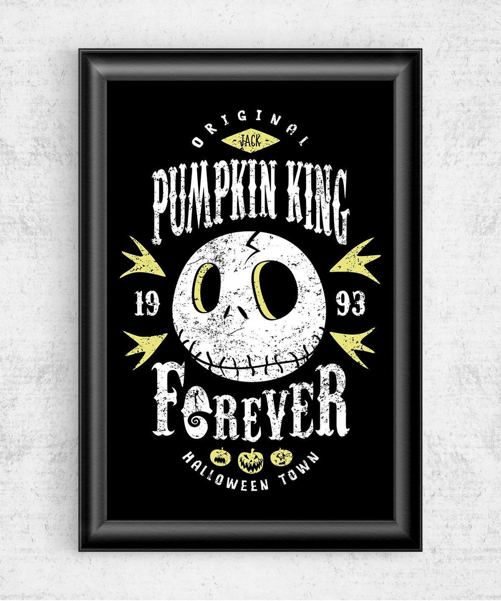 Pumpkin King Forever Posters by Olipop - Pixel Empire