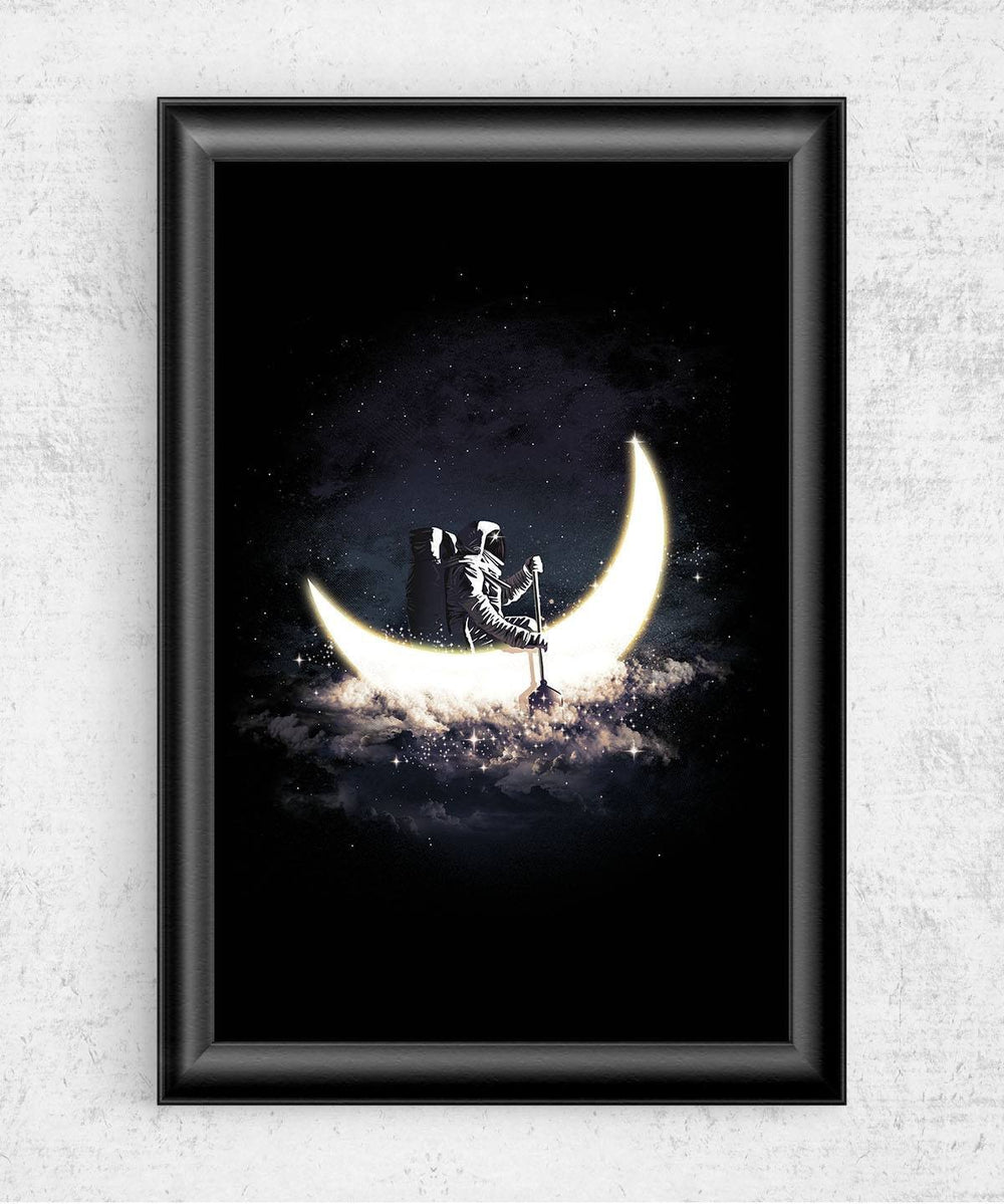 Moon Sailings Posters by Dan Elijah Fajardo - Pixel Empire