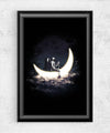 Moon Sailings Posters by Dan Elijah Fajardo - Pixel Empire