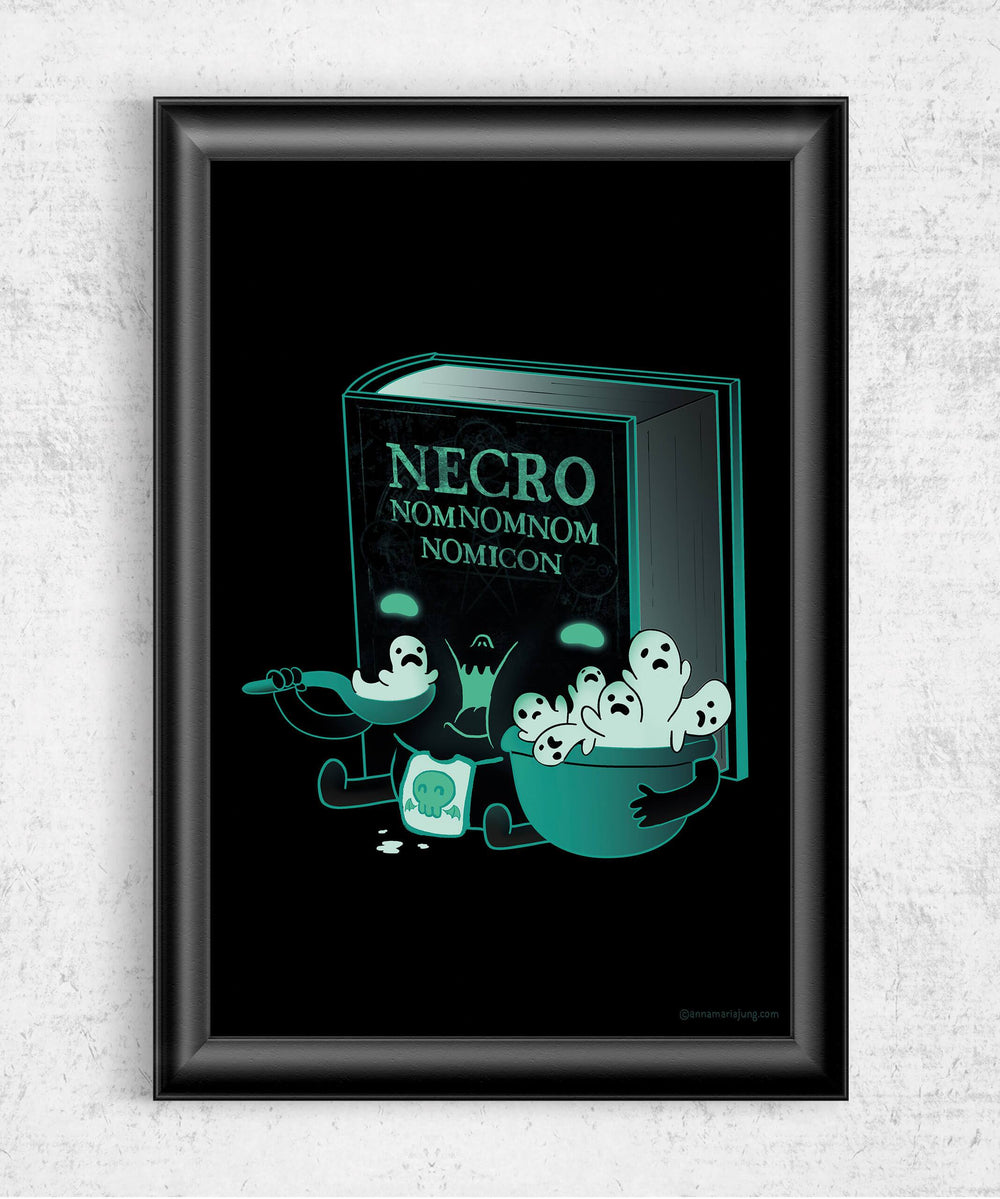 Necro Nomnomnomicon Posters by Anna-Maria Jung - Pixel Empire