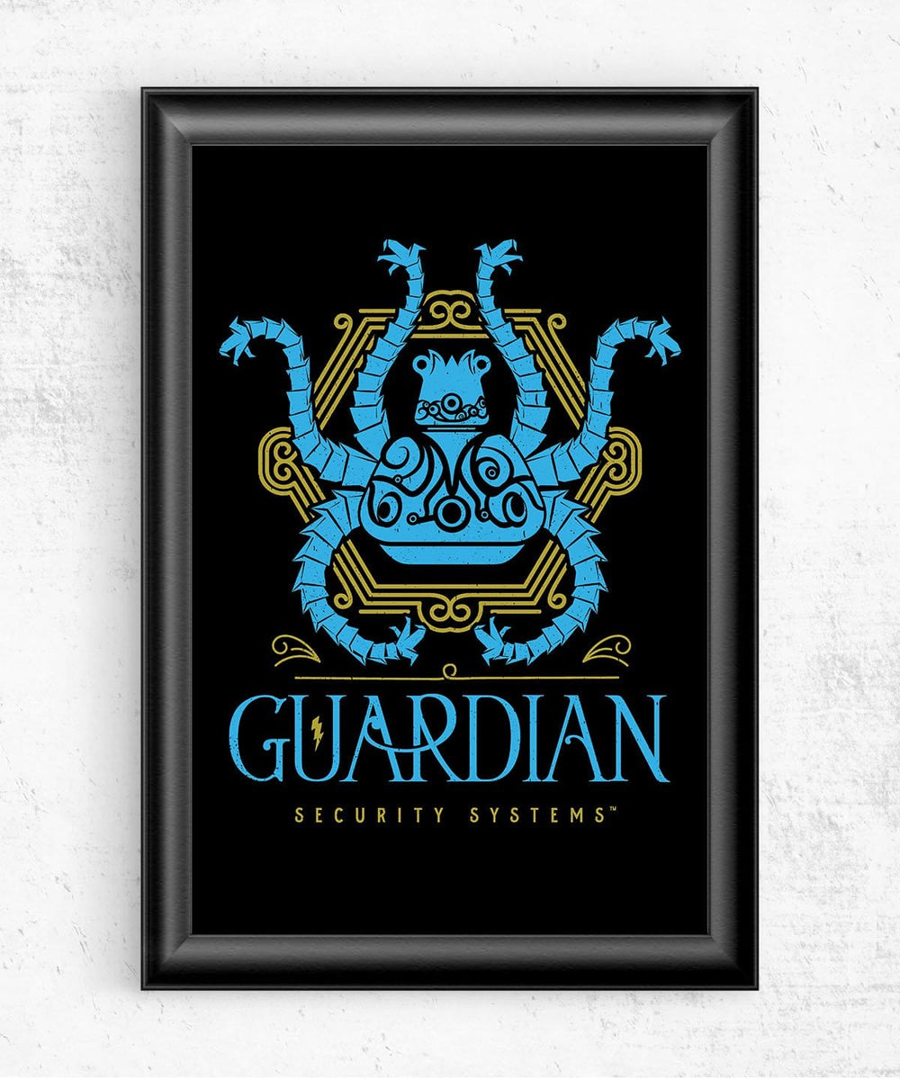 Guardian Security Systems Posters by Barrett Biggers - Pixel Empire