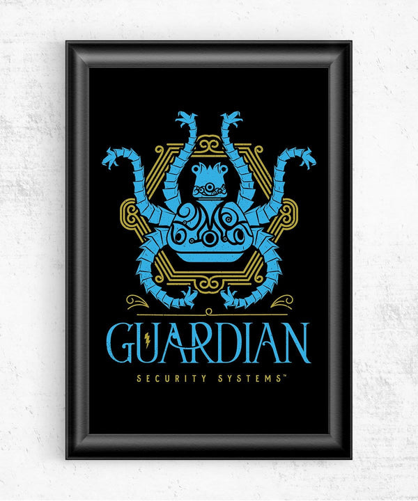 Guardian Security Systems Posters by Barrett Biggers - Pixel Empire