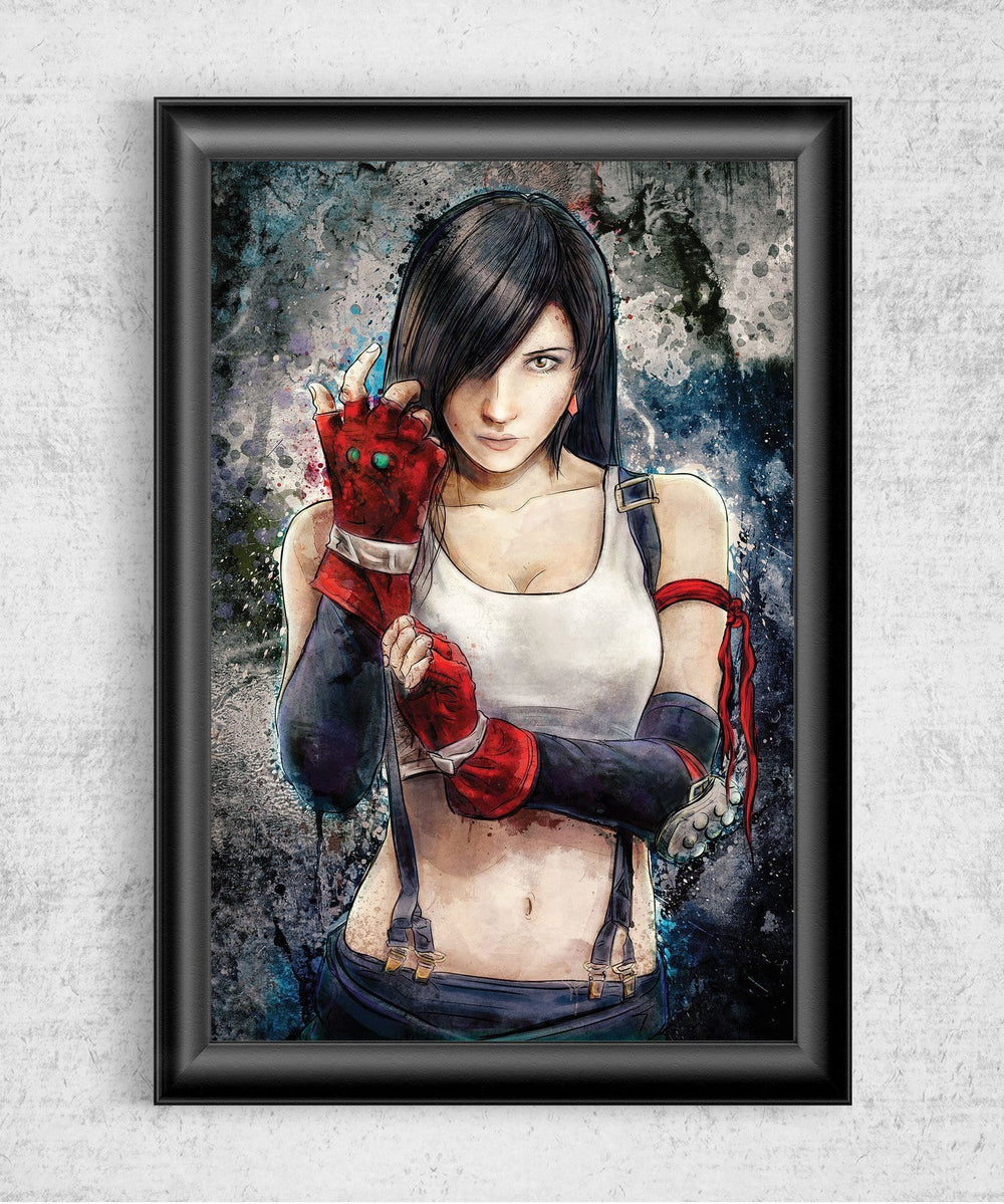 Tifa Lockhart Portrait Posters by Barrett Biggers - Pixel Empire