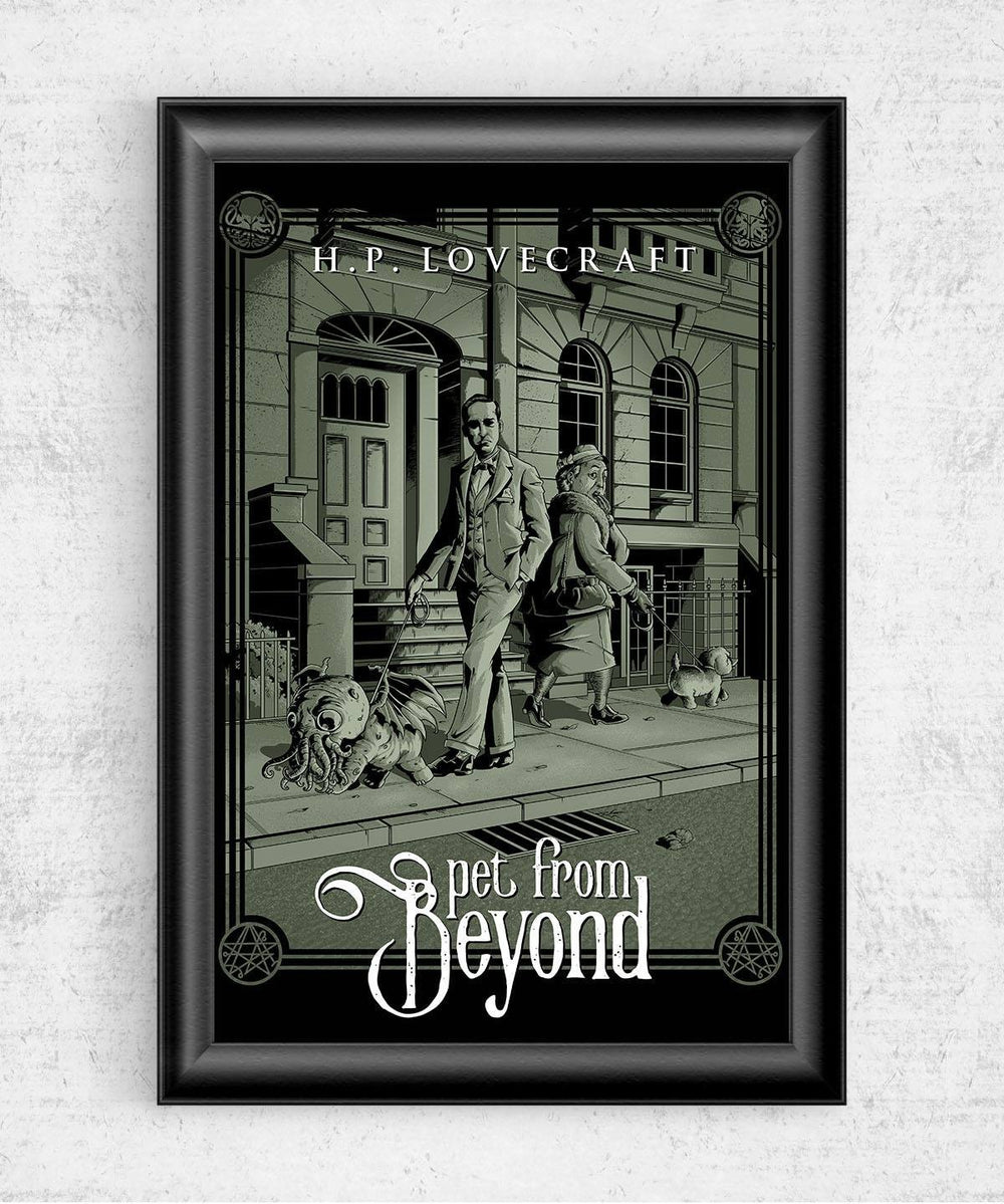 Pet From Beyond Posters by Saqman - Pixel Empire