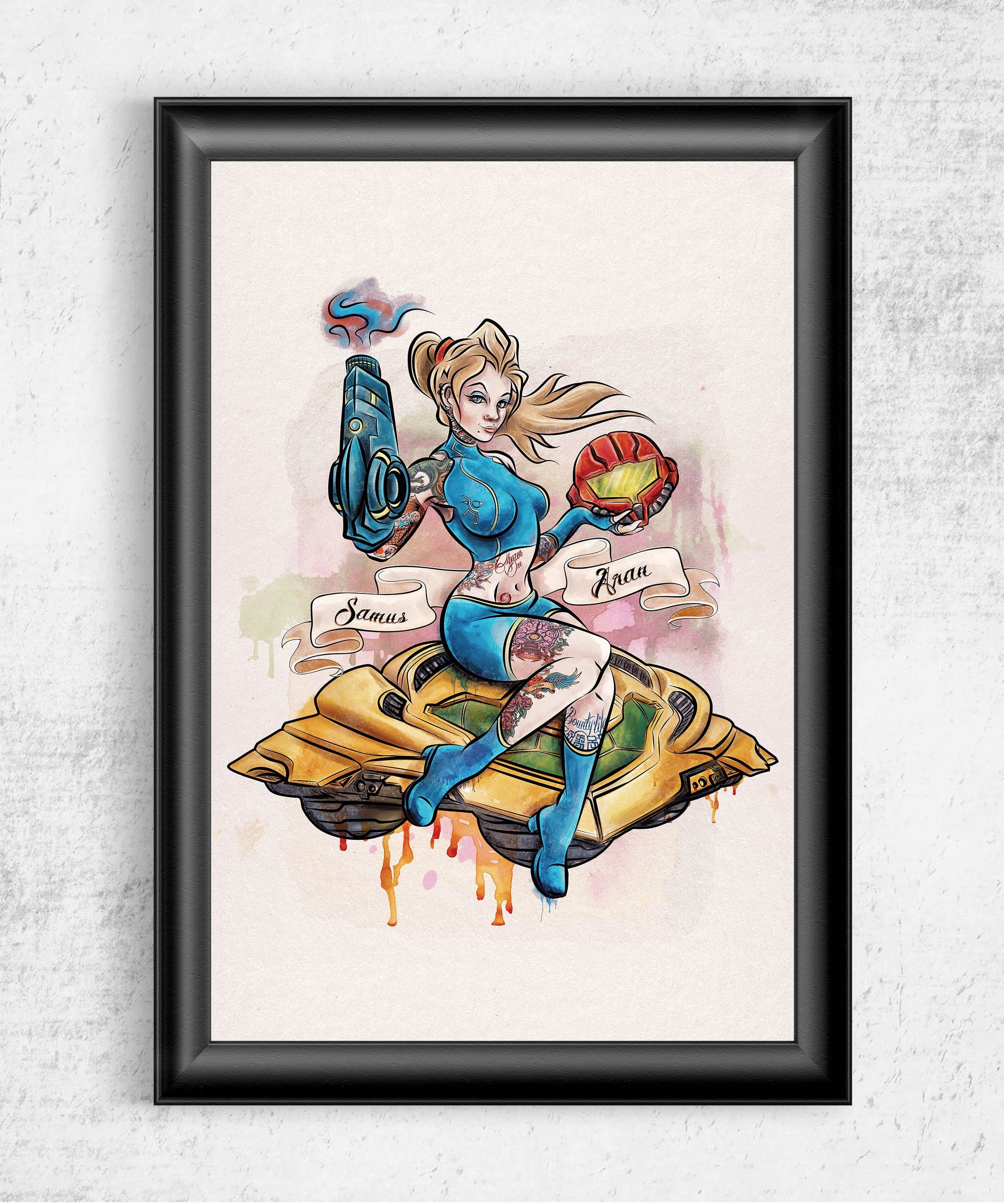 Samus Aran Pinup - Pixel Empire