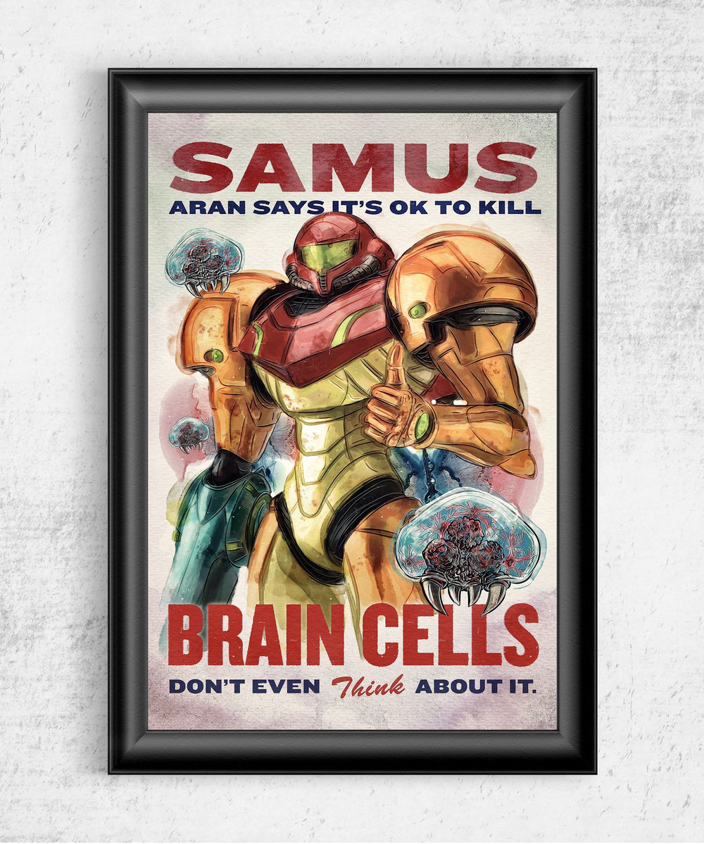 Metroid Propaganda Posters by Barrett Biggers - Pixel Empire
