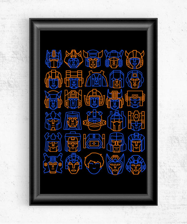Robotic Minimalism Posters by COD Designs - Pixel Empire