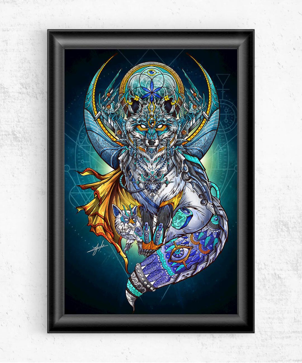 The Blue Fox of Life Posters by Juan Manuel Orozco - Pixel Empire