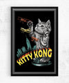 Kitty Kong Posters by Vincent Trinidad - Pixel Empire