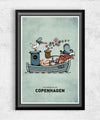 Butterfly Ship Posters by Copenhagen Poster - Pixel Empire