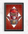 Red Ranger Posters by Juan Manuel Orozco - Pixel Empire