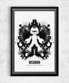 Megaman Inkblot Posters by Barrett Biggers - Pixel Empire