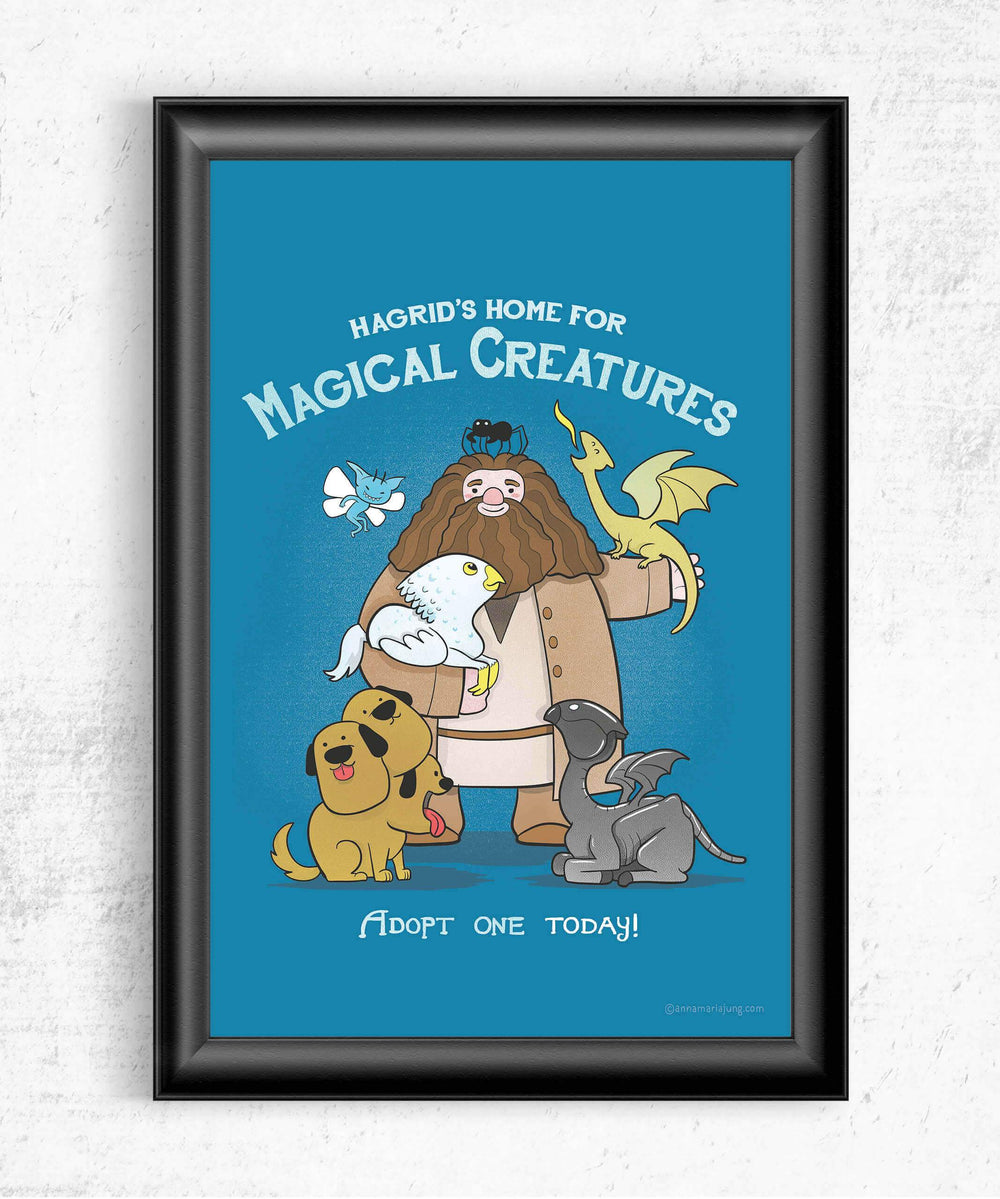 Hagrid's Home For Magical Creatures Posters by Anna-Maria Jung - Pixel Empire