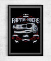 Raptor Riders Posters by Barrett Biggers - Pixel Empire