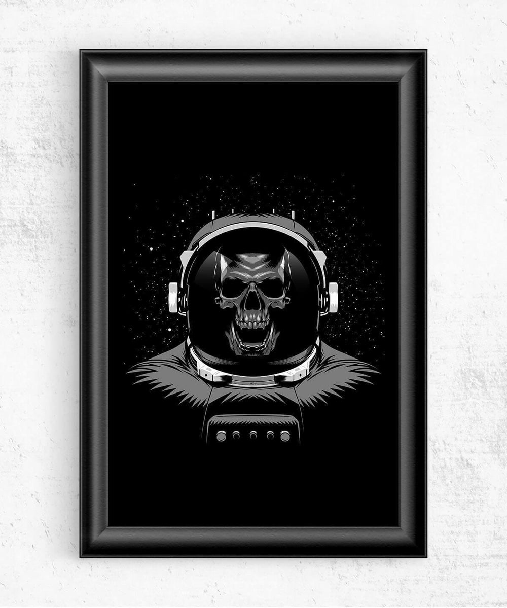 Skull Astronaut Posters by Alberto Cubatas - Pixel Empire