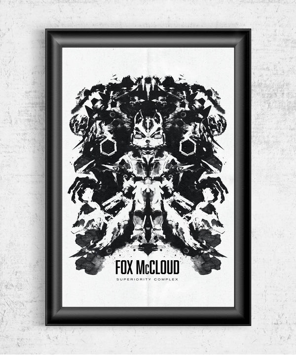 Starfox Inkblot Posters by Barrett Biggers - Pixel Empire