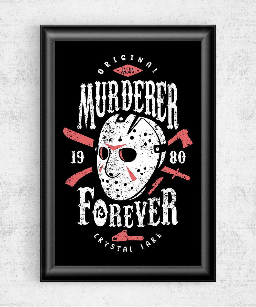 Murderer Forever Posters by Olipop - Pixel Empire