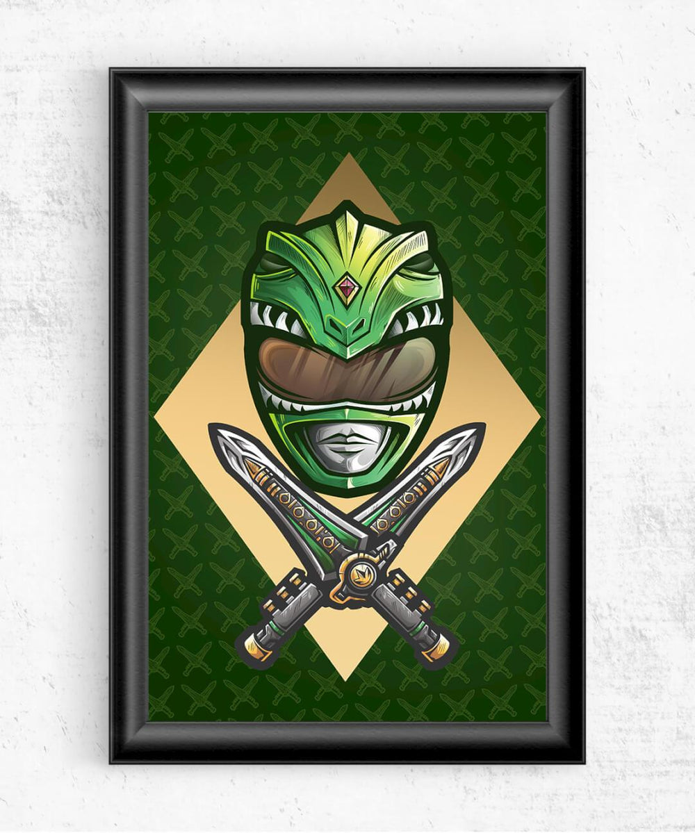 Green Ranger Posters by Juan Manuel Orozco - Pixel Empire