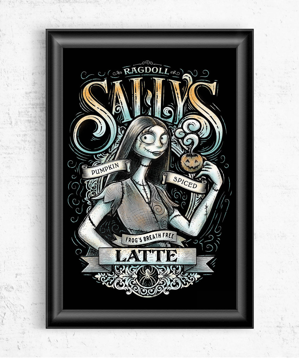 Sally's Pumpkin Spiced Latte Posters by Barrett Biggers - Pixel Empire