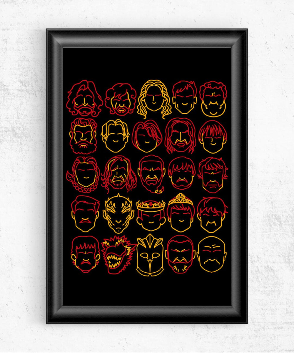 Game of Profiles Posters by COD Designs - Pixel Empire