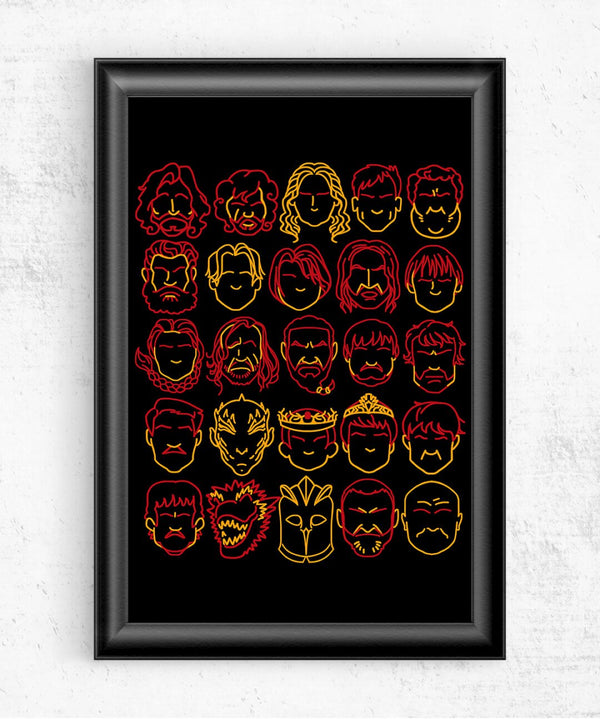 Game of Profiles Posters by COD Designs - Pixel Empire