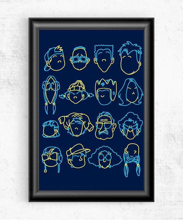 Time Out Posters by COD Designs - Pixel Empire