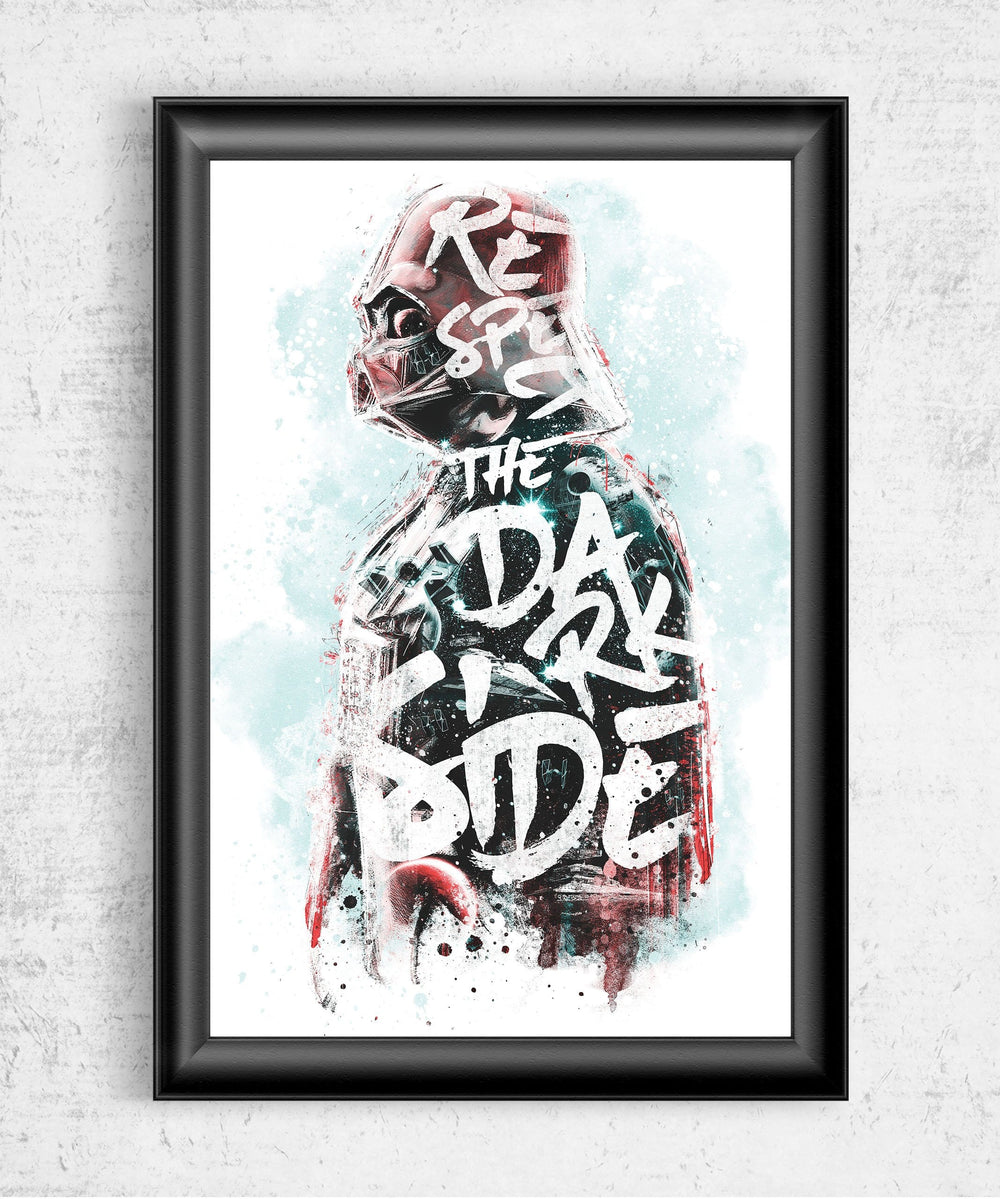 Respect the Dark Side Posters by Barrett Biggers - Pixel Empire