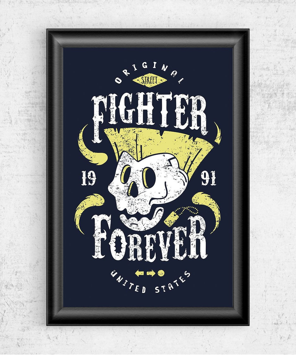 Fighter Guile Forever Posters by Olipop - Pixel Empire