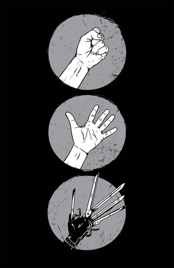 Rock Paper Scissors Posters by Grant Shepley - Pixel Empire
