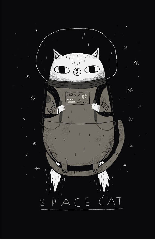 Space Cat Posters by Louis Roskosch - Pixel Empire