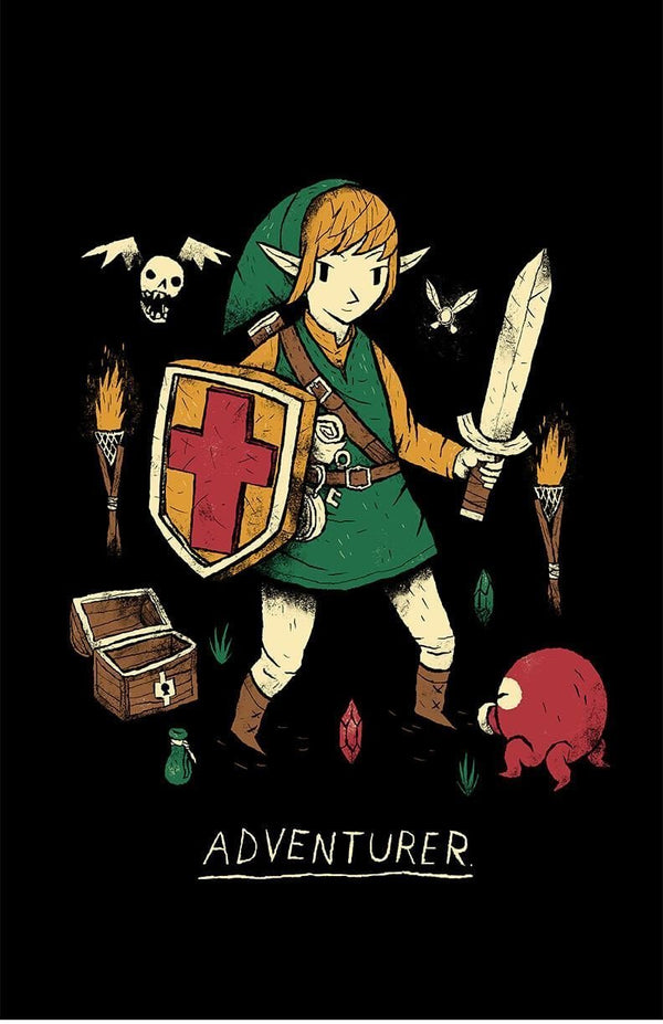 Adventurer Canvas by Louis Roskosch - Pixel Empire