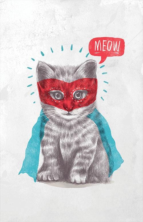 Super Cat Posters by Dan Elijah Fajardo - Pixel Empire
