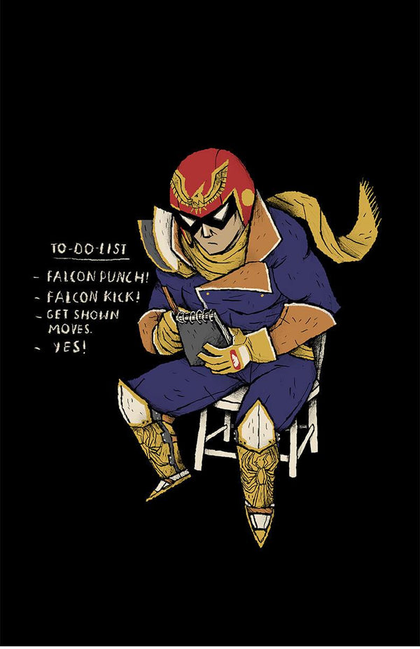 Falcon To Do List Posters by Louis Roskosch - Pixel Empire