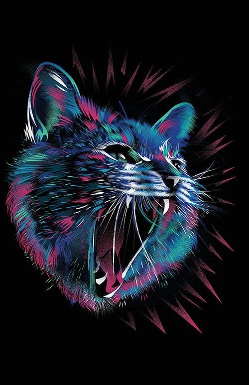 Wild Cat Posters by Dan Elijah Fajardo - Pixel Empire