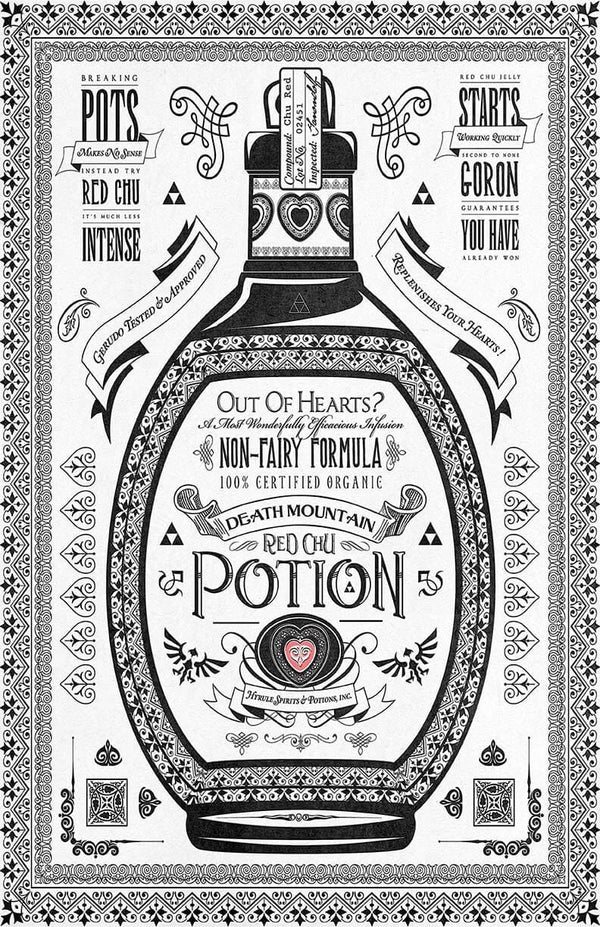 Red Potion Posters by Barrett Biggers - Pixel Empire