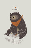 Sushi Bear Posters by Louis Roskosch - Pixel Empire