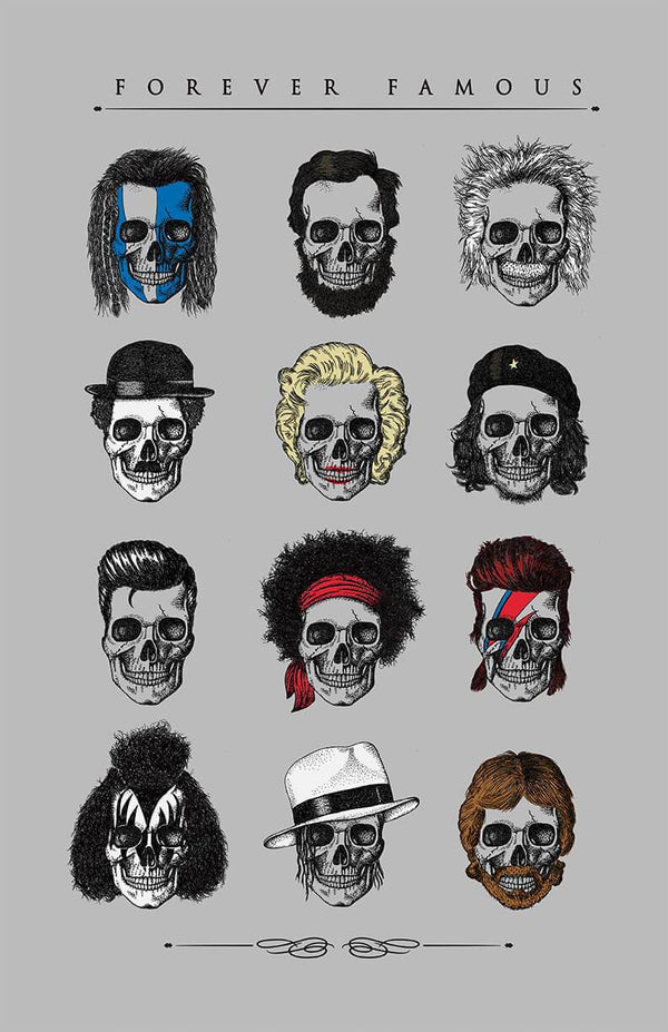 Forever Famous Posters by Grant Shepley - Pixel Empire