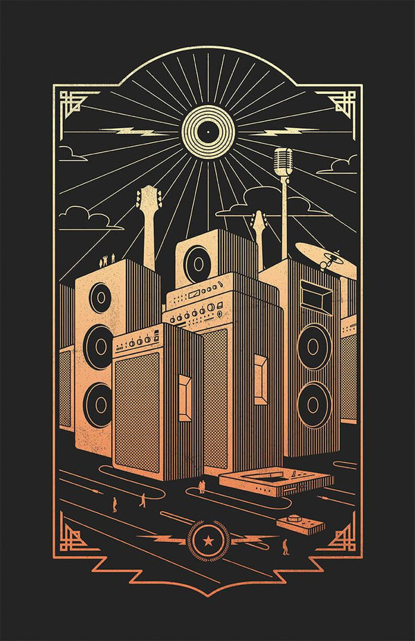 Sound City Posters by Grant Shepley - Pixel Empire