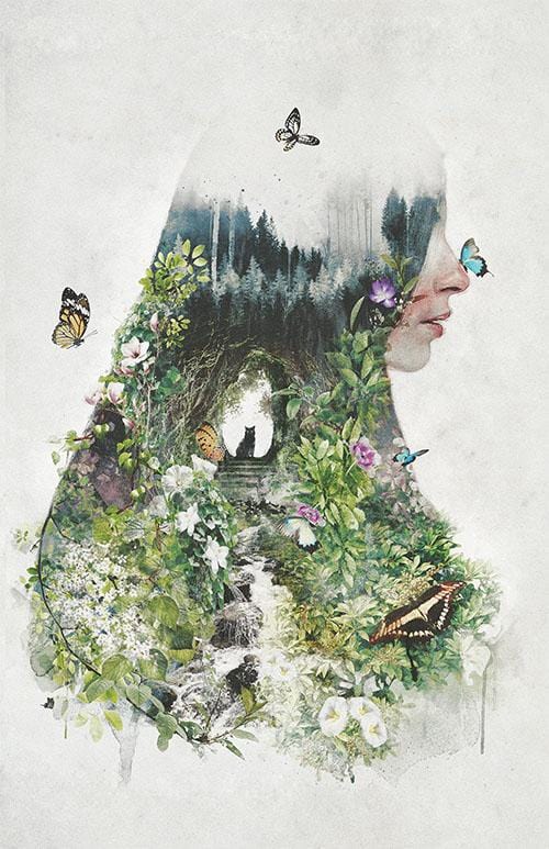 Cat in the Garden Posters by Barrett Biggers - Pixel Empire